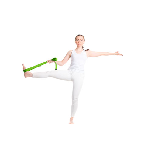 Sangle de yoga publicitaire en RPET Virabha Vert 